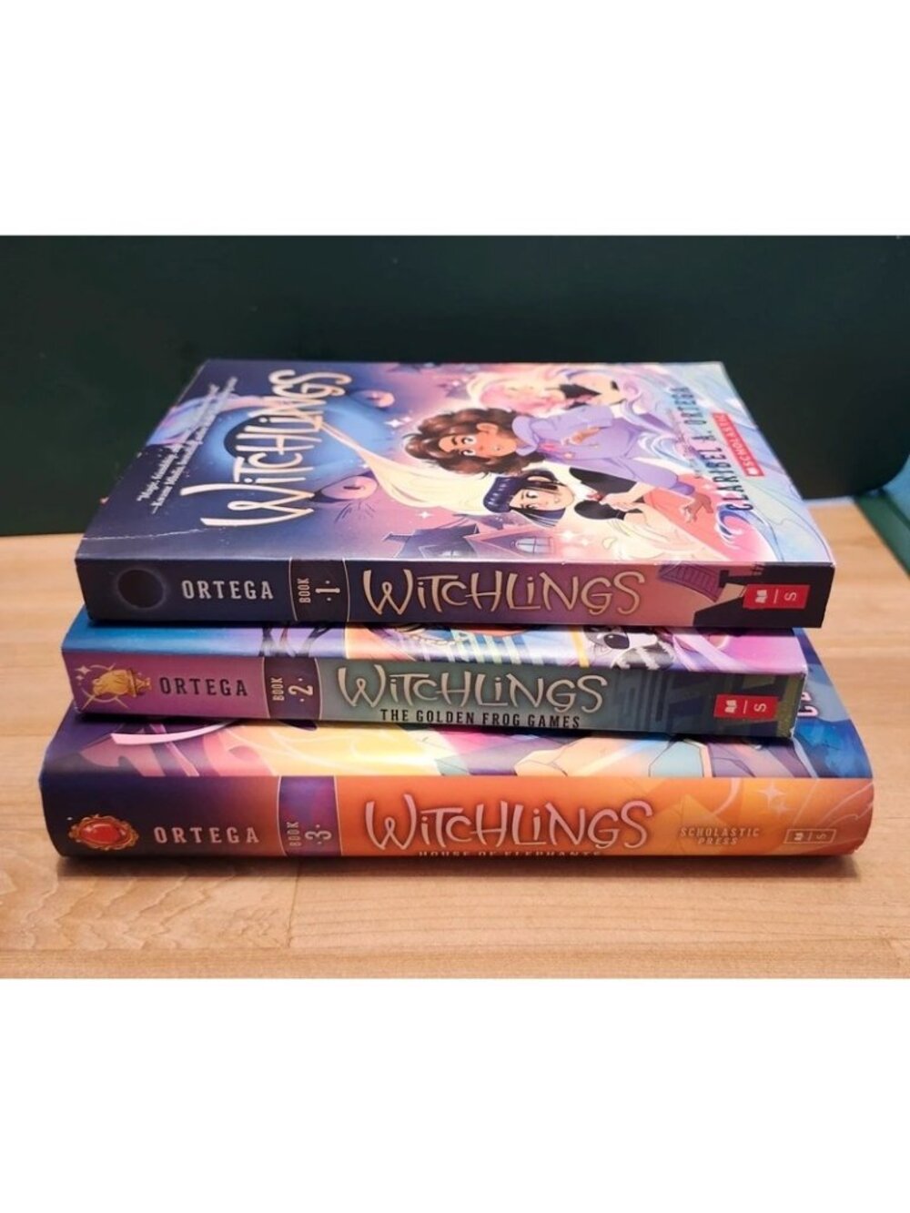 Lot of 3 Witchlings Books by Claribel A Ortega